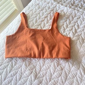 Girlfriend Collective Tommy Bra in Brick